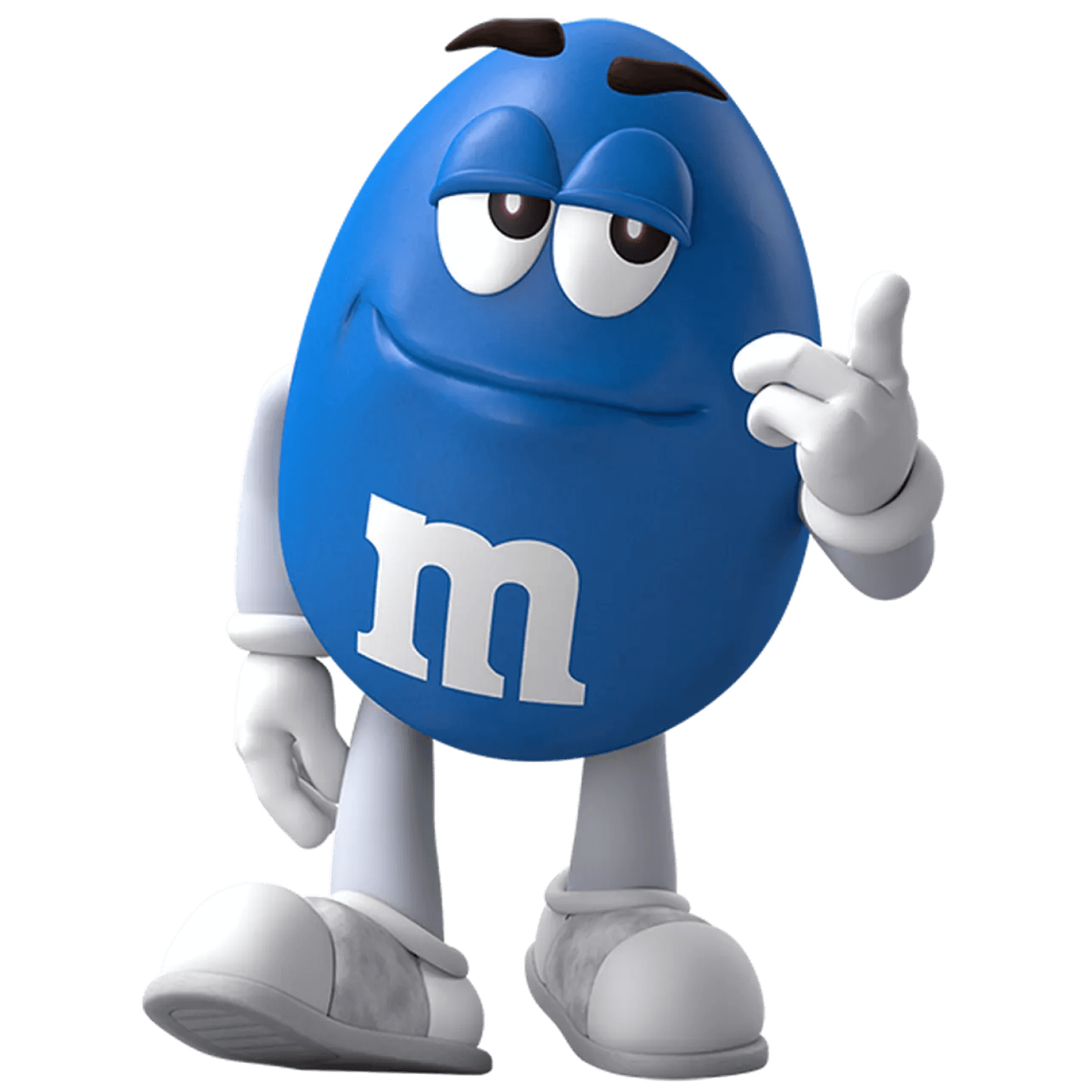 Development of web applications - M&M's - Character - Blue