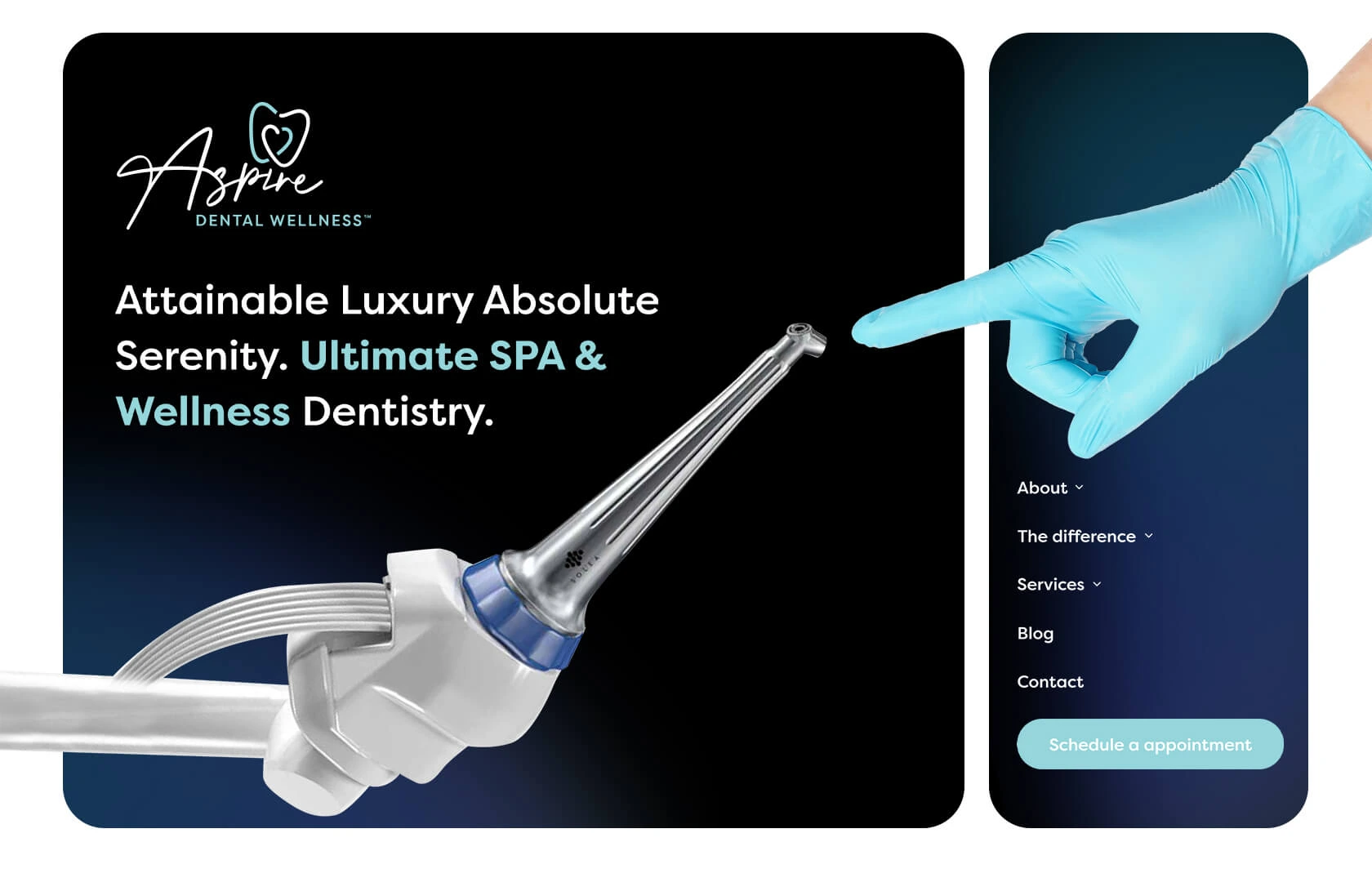 Web site development - Aspire Dental Wellness