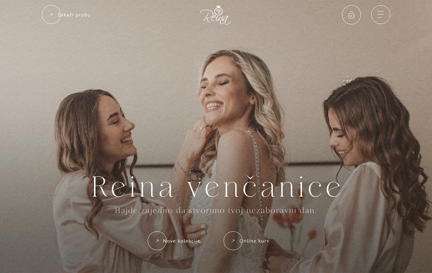 Creation of an online store, creation of a website for courses, Reina En Ti - Mineweb Studio