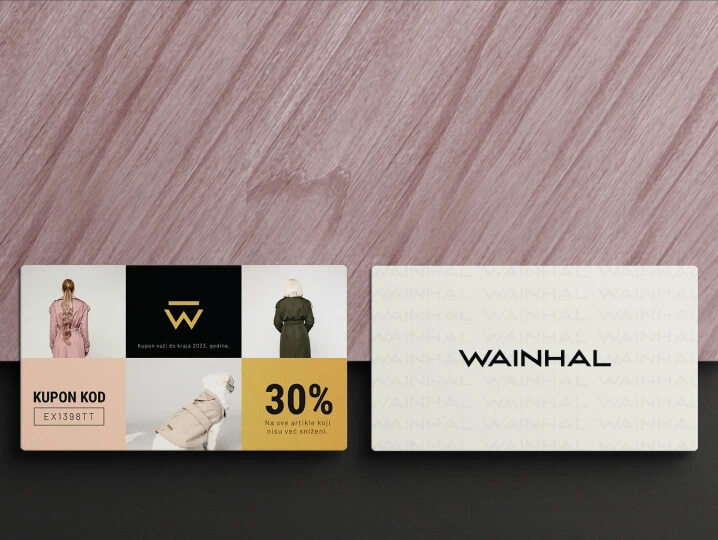 Branding for Wainhal - Voucher - Mineweb Studio