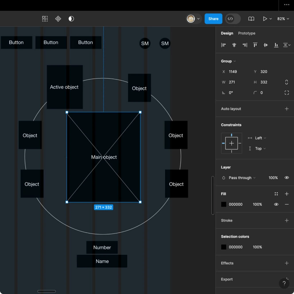 Website design - UX design - Wireframe